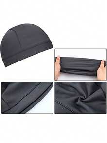 1pc 3PCS 5PCS 10PCS Mesh Helmet Liner Absorb Sweat Skull Cap Quick-Dry Running Sport Beanie For Biker