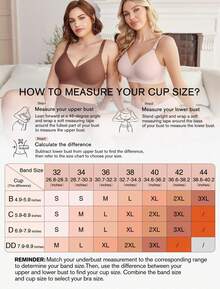 Wireless Bras For Women Comfy Seamless Bra No Underwire Bra Full Coverage Bralettes Soft Comfortable Everyday Bra - khỏa thân - Xem 7