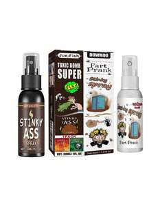 1个新款万圣节放屁喷雾，怪味恶作剧喷雾，街头聚会、活动派对搞笑礼物，臭气熏天（摇晃后气味更浓） - 彩色 - 查看 12