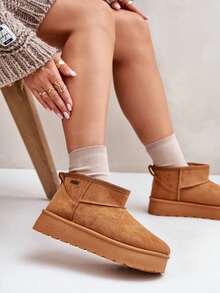 Modne, uniwersalne, codzienne, grube, śniegowce damskie, zimowe