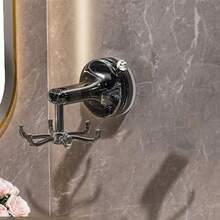 6 爪旋转吸盘挂钩 - 重型免钻挂钩，适用于厨房/浴室/入口通道 | 强力可重复使用的粘性墙钩，节省空间的毛巾、餐具和帽子收纳盒 - 彩色 - 查看 7