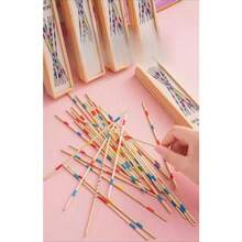 1 件木制拾棒游戏，多人桌面玩具，经典木制拾棒游戏，适合情侣、猫、男士、女士，互动派对游戏，生日/节日礼物 - 黑白盒子 - 查看 11