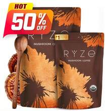 Functional Coffee – Organic 6-Mushroom Superfood Blend With MCT Oil | Supports Energy, Focus & Gut Health | Instant Powder & Pods - 2 PCS - View 1