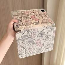 平板电脑保护套，兼容 iPad/Redmi Pad SE/小米平板，带笔槽，防摔，超薄/智能支架/自动唤醒/睡眠功能，兼容 Apple iPad Mini 7/6，适用于 iPad 第 5 代和第 6 代