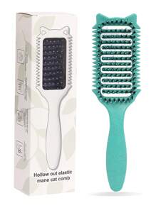 Hair brushes-EU+UK 这款卷发造型湿发梳采用柔软的梳齿，有效减少拉扯头发，帮助保持自然蓬松的卷发效果。圆形梳齿设计男女皆宜，是打造完美发型的理想之选。 - 彩色 - 查看 1