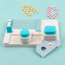 1 Set Plastic Manual Embossing Letter Stamp Kit, Includes Mini Alphabet Embossing Plate, Letter Embossing Tool, Instructions, Suitable For DIY Greeting Cards And Scrapbooking, Letterpress Printing Craft Tools