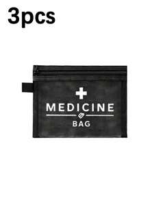 网眼化妆包，带“药品”标识和RFID屏蔽卡套，便携式收纳包，化妆包，护肤包，旅行必备，宿舍用品，婚礼新娘礼物，母亲节礼物，生日礼物，送给朋友和老师的礼物，药品收纳袋，浴室收纳袋，珠宝收纳袋，唇油和化妆品收纳袋，学生宿舍洗漱包，送给妻子、家人、朋友、同事的礼物 - 彩色 - 查看 23