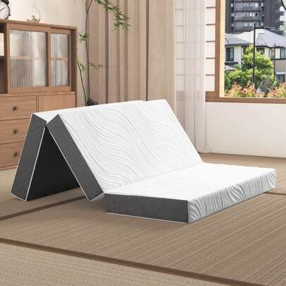 Single Mattress, 16cm Thick, Low-Resilience Memory Foam And High-Density Polyurethane Foam, Distributes Body Pressure, Soft, 100% Cotton Cover, Breathable, Compressed Packaging