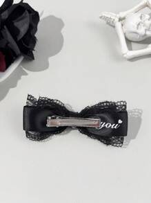 2 件哥特式深色发夹，适合节日装扮，哥特爱好者的日常佩戴，爪夹，发夹，发夹，发夹