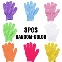 1/3/5/10pcs Bath Exfoliating Gloves, Reusable Shower Mitts For Scrubbing, Back Scrubber, Massage And Body Exfoliation, Body Cleansing Accessories,2/4/8/20/30/40pcs,For Bath, Face, Spa, Hand Wash, Deep Dead Skin Wash
