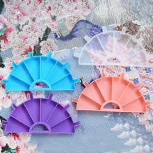 9pcs/15pcs Diamond Painting Multi-Function Tools Set: Diamond Painting Pen, Diamond Storage Tray, Diamond Embroidery Sieve, Diamond Painting Disc, Nail Art Dotting Tools - Purple - View 5