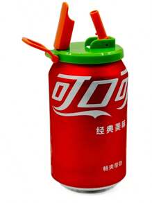 Reusable Soda Can Lids With Straw-Leakproof Silicone Covers For Cans, Airtight Seal, Prevents Spills, Fits Standard Cans|Portable Drink Accessories For Travel, Picnic, Outdoors(1PC,Color Random)