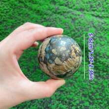 Bola de cristal natural de 5-6 cm, esfera mineral para decoración de oficina y hogar, regalo coleccionable para fiestas, adecuada para meditación y equilibrio energético