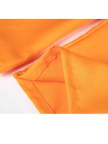 1件橙色加大码宽松囚犯服，成人囚犯监狱制服角色扮演派对连体衣