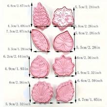 Set de 6 piezas de cortadores de galletas y sellos con formas de copo de nieve, hoja, unicornio, arcoíris, castillo y estrella, molde para decorar galletas y pasteles, adecuado para el hogar, tienda de postres, panadería, decoraciones navideñas, pijamas navideños, regalos navideños, decoración navideña