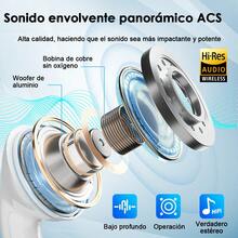 ‌Audífonos Inalámbricos TWS Bluetooth con Control Táctil - negro y gris - Ver 6