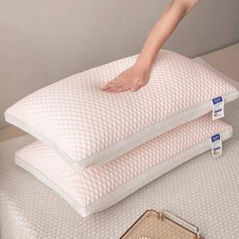 1pc Hotel Pillow Insert, Summer Cooling Pillow, Nap Pillow, Neck Support Pillow