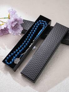 1 件 45 珠 10 毫米透明亚克力 Tasbih/Misbaha 祈祷珠手链，简约设计，适合穆斯林日常祈祷，情侣礼物，适合礼拜、节日 - 彩色 - 查看 10