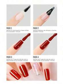 6pz Serie Nail Art Esmalte de uñas Varios colores a elegir 6 frascos/1 caja.Navidad, Regalo de Navidad, Invierno, Día de Acción de Gracias, Decoración Navideña, Maquillaje, Fiesta, Playa, Viajes, Ropa de Vacaciones, Rosa,Ofertas, Camping, Exterior, Regalo. - Rosa Pálido - Ver 3