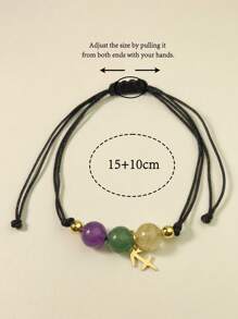 Zodiac Bracelet Women Men Crystal Stone Beaded Bangles Handmade Weave Braid Gift Ideas Aries Taurus Gemini Cancer Leo Virgo Libra Scorpio Sagittarius Capricorn Aquarius Pisces For Brother Sister