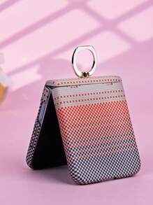 1 pieza Funda protectora con anillo arcoíris compatible con Samsung Galaxy Z Flip 6, Funda con adsorción magnética para Samsung Galaxy Z Flip 5, adecuada para niñas, niños, adolescentes y niños, resistente a golpes, sencilla y elegante para teléfono