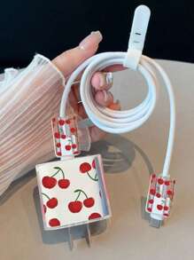 3pcs/Set 13 Data Protection Case, 20W Charger Protection Case, Data Cable Head Protection Case, Soft Shell Cable Protector Charger Accessories Phone Accessories - Multicolor - View 6