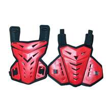 1 Pieza Chaleco Armado para Motocicleta, Protección de Pecho y Espalda para Conducción, Chaleco Armado para Bicicleta de Montaña, Motocross y Vehículos, Equipo de Protección Corporal, Accesorios para Ciclismo - Rojo - Ver 1