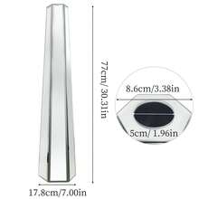 UNHO 30" Tall Mirrored Floor Vase Silver Big Vases For Dried Flower Home Decorative - Silver - View 13