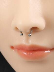 Conjunto de 10 peças de argolas de nariz em formato de L, 20g, douradas, piercing de nariz feminino, argola de nariz, aço inoxidável 316L, argolas de nariz em formato de L, parafuso de argola de nariz, pacote de prata para mulheres e homens, piercing de lábio, conjunto de joias de piercing corporal feminino, argolas de nariz para mulheres, piercing de nariz, joias de septo, piercings falsos, pino de nariz, piercing falso - 10 peças/conjunto - Ver 11