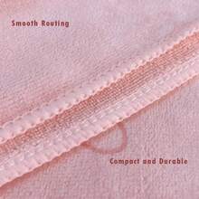 MINISO Sanrio My Melody Characters Microfiber Bath Towel - Made Of Soft And Skin - Friendly Microfiber Material With Excellent Water Absorption. Printed With Cute Sanrio Character Patterns And Exquisite Details. (1 PC) - Pink - View 4