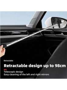 1 件可伸缩汽车后视镜雨刷器、汽车挡风玻璃刮水器、DIY 工具、家庭清洁、家庭清洁、清洁工具、DIY 工具、清洁刷、清洁