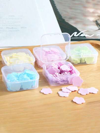 1/5Pcs Tabletes de sabão descartáveis portáteis para viagem ao ar livre Sabonete antibacteriano em papel com pétalas para lavar as mãos Comprimidos com fragrância duradoura Férias na praia Viagem Volta às aulas Moda masculina e feminina Imperdível para acampamentos ao ar livre Viagem Pesca Mini sabonete para os pés Comprimidos de sabão podem ser levados em viagens de negócios Sabonete para as mãos com pétalas de fragrância duradoura Folhas de sabonete para as mãos Férias na praia Viagem Itens essenciais