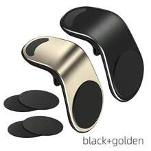 Universal L-Shaped Magnetic Phone Holder - Strong Grip, Adjustable Angle, Air Vent Mount, Compact Design - Perfect Car Mobile Bracket For Driving,Secure L-Shape Magnetic Car Phone Holder - Vent Mount Stand With Universal Grip - Enjoy Hands-Free Driving Convenience,Creative Magnetic L-Shape Air Vent Car Phone Holder, Aluminum Alloy Material, Multiple Colors, Fit For All Cars Air Vent And Smartphones