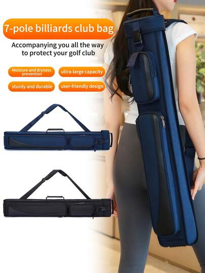 GSE Games & Sports Expert 3x4 Deluxe Hard Billiard Pool Cue Stick Carrying Case, Billiard Cue Case, Billiards Accessories (Several Colors Available)