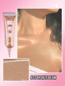 MISSLYN 面部及身体古铜光泽液，面部及身体古铜粉，身体高光及面部高光，打造完美夏日沙滩肌肤，美黑精华，肌肤古铜滴剂，面部及身体古铜粉，面部光泽，防水，持久，无需日晒即可美黑，自然光泽增强剂，亮泽高光，打造阳光亲吻般的古铜光泽，自然阳光亲吻般的肤色，适合夏季海滩、海滩派对、旅行、度假、户外活动