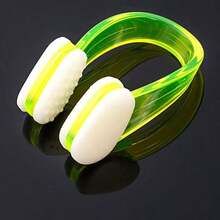6 pièces Pince de nez pour la natation, douce, confortable, anti-étouffement, anti-glissement de particules, nouvelle variété de couleurs complète, pince de nez étanche (couleurs envoyées au hasard) - Multicolore - Voir 5