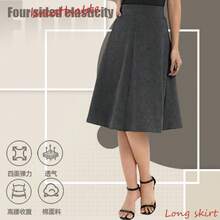 23" Knee Length Skorts Skirts For Women With Pockets Tennis Skirt High Waisted Golf Skirts For Women Casual - Màu xám đen - Xem 2