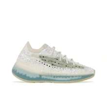 Adidas Adidas Originals Yeezy Boost 380 Round Toe Lace-Up Athletic Shock Absorbing Non-Slip Durable Supportive Lightweight Low-Top Casual Shoes, Unisex, White