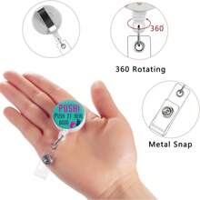 Retractable Badge Reel – Stylish ID Holder For Professionals