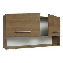 Alacena Gabinete Superior Cocina Madesa Emilly 105cm Color Marrón - Marrón - Ver 4