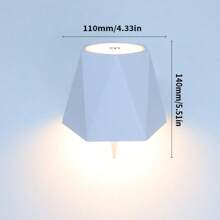 1pc Modern Wireless LED Bottle Lamp - 16 RGB Colors, Touch Control And Dimmable, Rechargeable Battery, Portable Decorative Night Light For Living Room And Bedroom