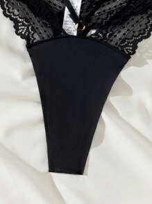 3PCS, Heart-Shaped Nipple Covers And Sexy Women's Lingerie, Customizable Crystal Letters, Personalized Text Available, Sexy Lingerie And Nipple Covers, Best Lingerie For Women. Perfect Gift For Girlfriend, Wife, Family, Valentine's Day Gift