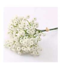 1pcs White Breath Artificial Flowers Fake Gypsophila Faux Plants For Wedding Garland Wreath Crown Flower Bonquet DIY Flores - 白色 - 查看 2