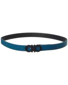 Ferragamo Gancini Reversible & Adjustable Leather Belt
