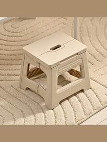 Folding Stool, Foldable Ultra-Light Sturdy Adjustable Plastic Footstool With Non-Slip Texture, Suitable For Home, Kitchen, Bathroom, Bedroom, Portable Outdoor Travel Fishing Chair, Non-Slip Multi-Functional Small Stool, Easy To Store - Multiple Colors Available. - Multicolor - View 16