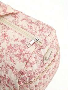 大号复古粉色波士顿包，适合存放各种旅行用品，是必备的旅行配件，例如洗漱包、化妆包、沙滩包、度假必备品、书包、旅行必备品，也适合宿舍、浴室、行李箱和其他场合，是女性旅行者的理想选择。 - 彩色 - 查看 5