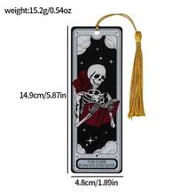 1 Thẻ đánh dấu bài Tarot dễ thương dành cho người yêu sách, hàng hóa lãng mạn giả tưởng đen tối dành cho phụ nữ thích đọc sách, phụ kiện Booktok, quà tặng cho người yêu sách, đồ dùng học tập, trở lại trường - Nhiều màu - Xem 5