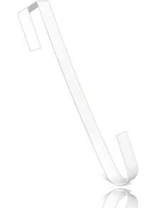 Wreath Hangers Front Door, 15 Wreath Hanger, Indoor Or Outdoor Over Door Wreath Hook Hanger Easter Spring Halloween Xmas Wreath Decorations, Steel Material, 20lb Load Bearing(White) - 1pcs - 查看 7