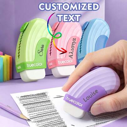 Gomas de borrar personalizadas y coloridas con extracción, gomas de borrar sin manchas específicas para estudiantes, gomas de borrar personalizadas sin residuos, súper limpias, adecuadas para útiles escolares, gomas de borrar personalizadas antirrobo con extracción, gomas de borrar para corrección de dibujos, multifuncionales, ornamentales, reutilizables, modernas, coloridas, lindas, vintage, de dibujos animados, kawaii, personalizadas, únicas, personalizadas, para trabajadores, clientes, estudiantes, para negocios/trabajo/oficina, para la escuela, vibraciones de vacaciones, estudiantes de secundaria, estudiantes de secundaria, estudiantes de último año de secundaria, estudiantes universitarios, estudiantes universitarios, estudiantes de primer año, estudiantes de segundo año