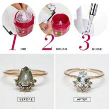 Fine Jewelry Cleaner For Cleaning Gold, Platinum, Diamonds And Precious Gemstones - 1 - 查看 3